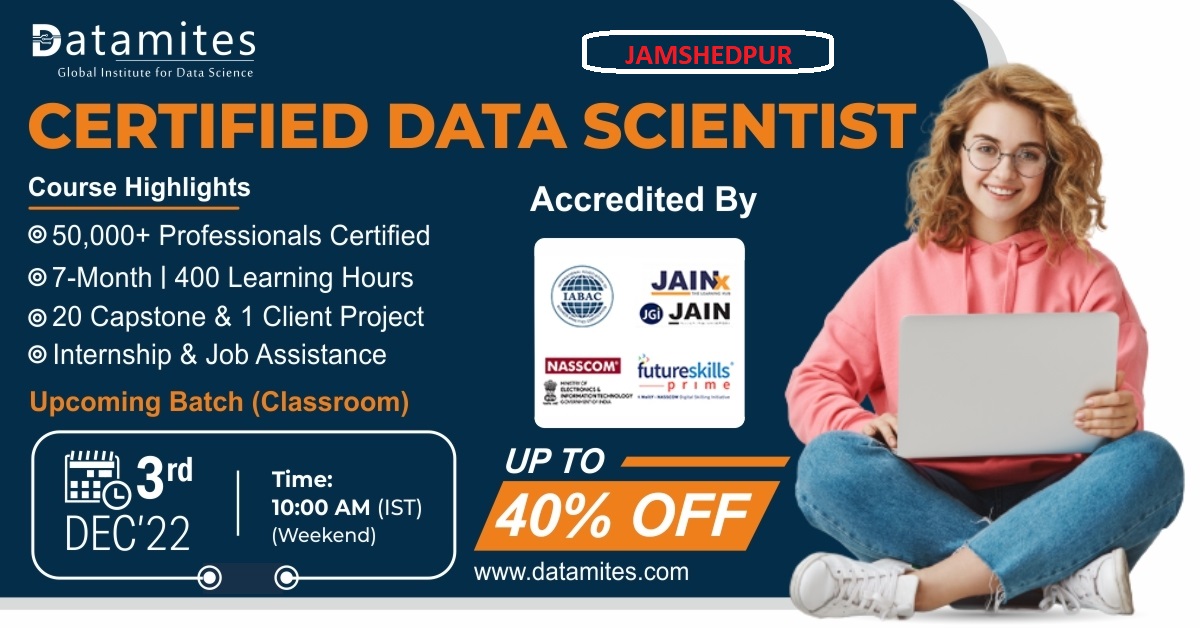Data Science Training in Jamshedpur -December'22, Jamshedpur, Jharkhand, India