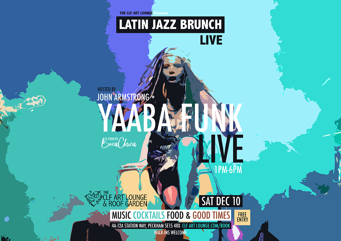 Latin Jazz Brunch Live with Yaaba Funk (Live), Free Entry, London, England, United Kingdom
