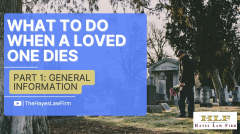 What To Do When a Loved One Dies (3-Part Webinar Series) – Designed to Simplify Your Next Steps