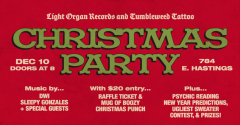 Light Organ Records and Tumbleweed Tattoo Christmas Party