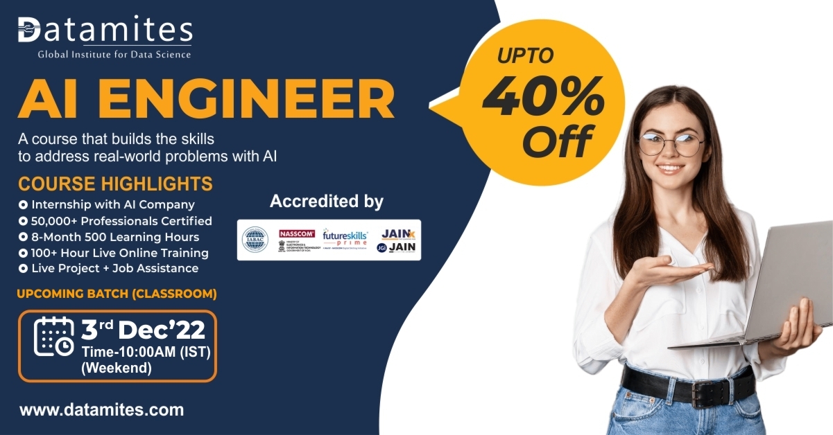 Artificial Intelligence Engineer Training in Jamshedpur, Jamshedpur, Jharkhand, India