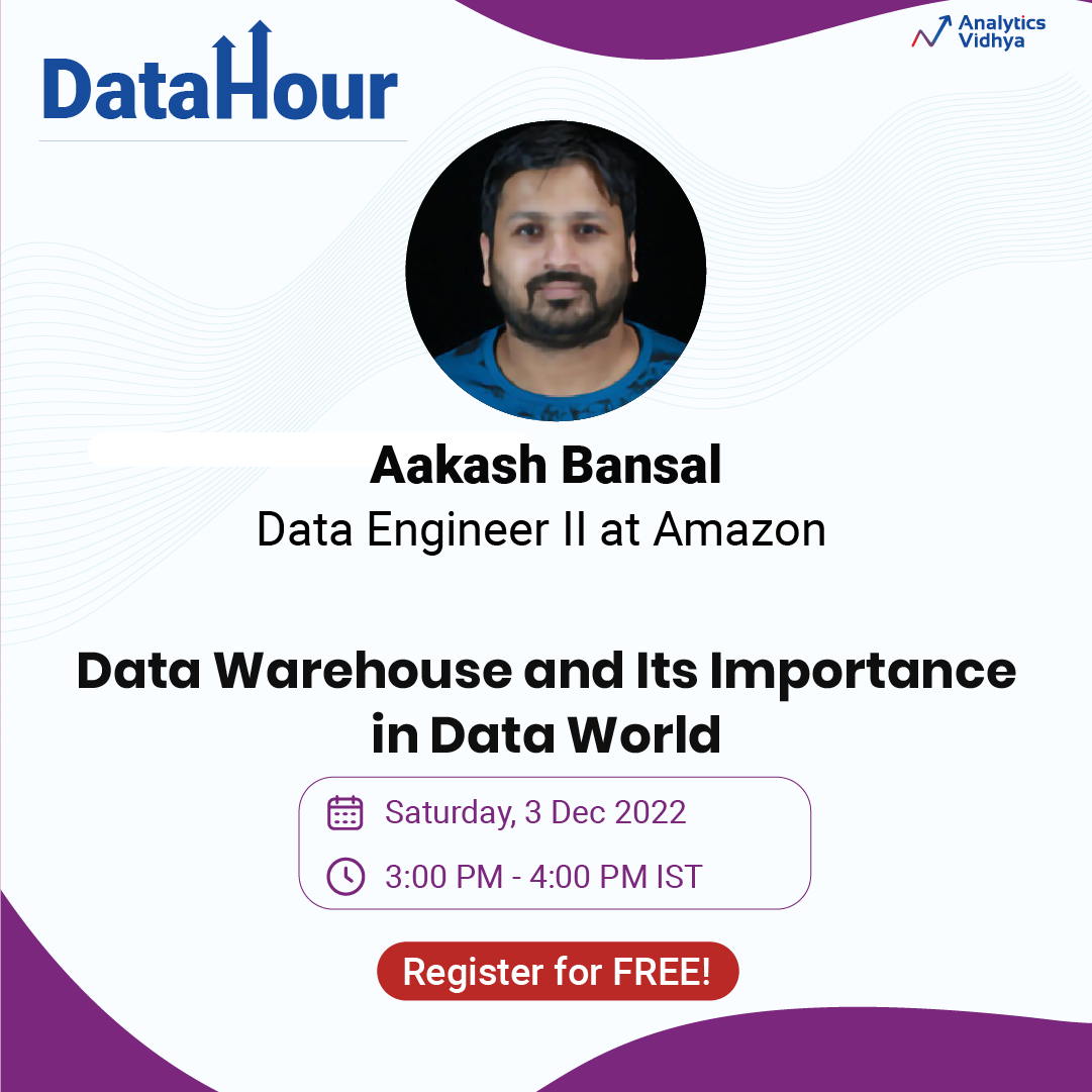 Data Warehouse and its importance in Data World, Online Event