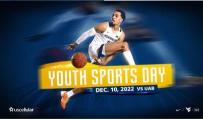Tickets Now on Sale for WVU Basketball '22 Annual Youth Sports Day, Sponsored in part by UScellular, Morgantown, West Virginia, United States