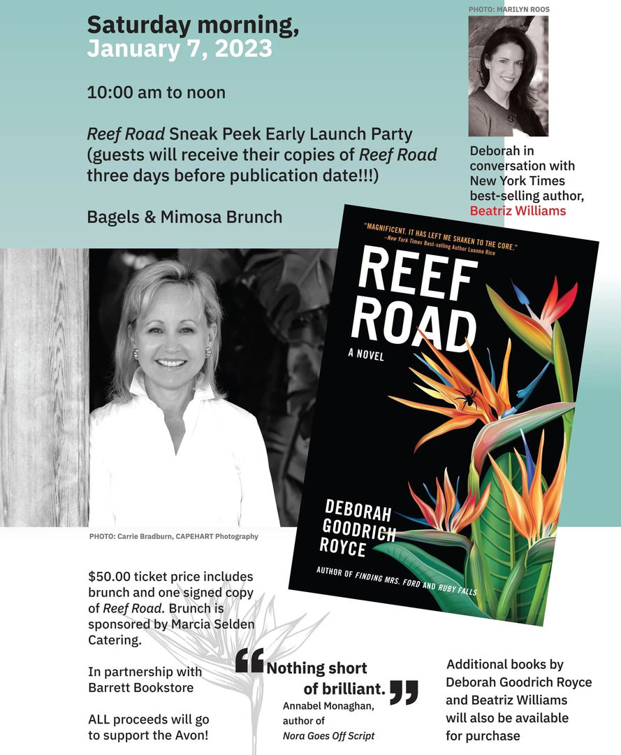 Book Launch Party: Reef Road by Deborah Goodrich Royce, Stamford, Connecticut, United States