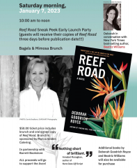 Book Launch Party: Reef Road by Deborah Goodrich Royce