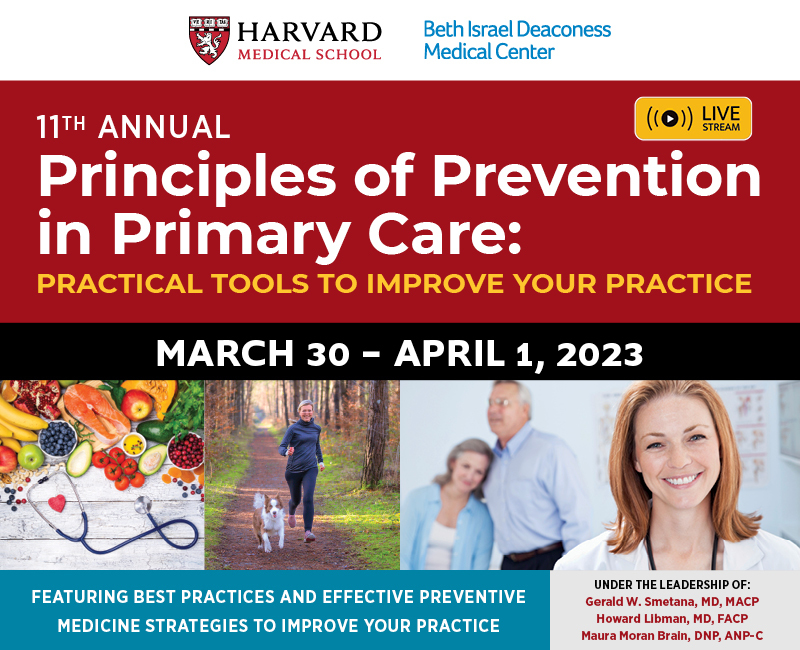 Principles of Prevention in Primary Care: Practical Tools to Improve Your Practice | LIVESTREAM, Online Event