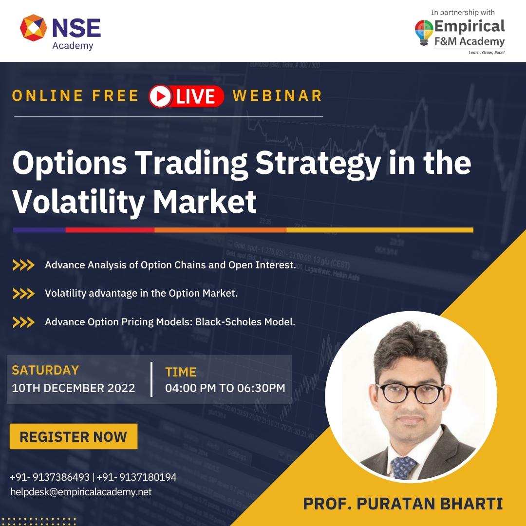 Options Trading Strategy in the Volatility Market, Online Event