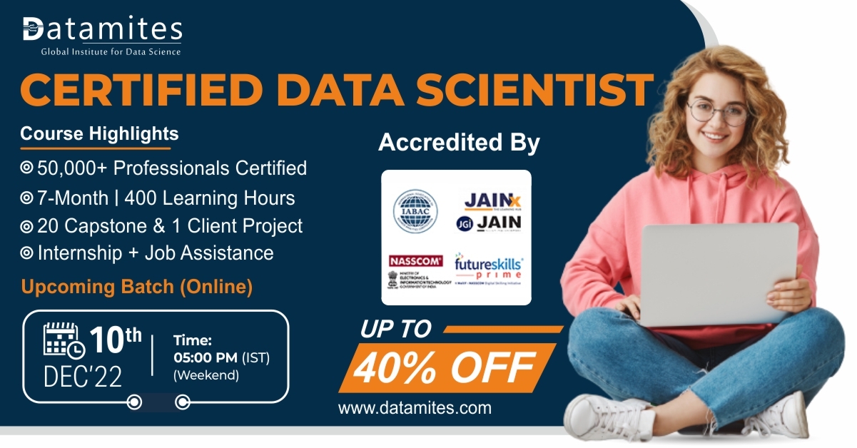 Data Science Training in Jamshedpur -December'22, Online Event
