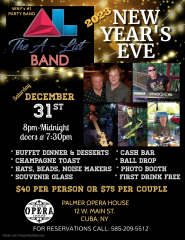 New Year's Eve at the Palmer