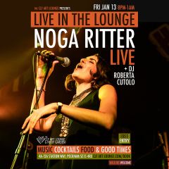 Noga Ritter Quartet Live In The Lounge + DJ Roberta Cutolo, Free Entry