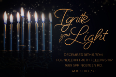 Ignite Your Light - A Community Hanukkah Celebration (ALL ARE WELCOME)