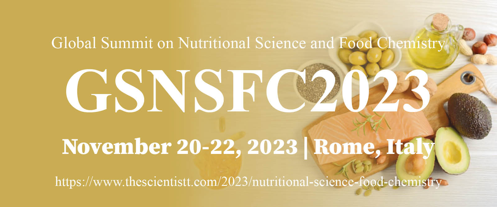 Global Summit on Nutritional Science and Food Chemistry, Rome, Italy