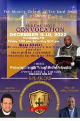 1st Annual Holy Convocation