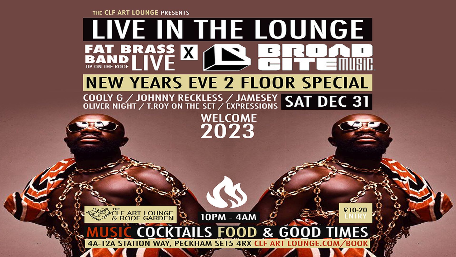 Live In The Lounge x Broadcite New Years Eve 2 Floor Special, London, England, United Kingdom