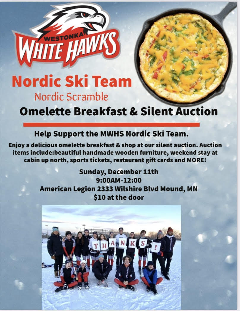 White Hawks Nordic Scramble and Silent Auction Benefiting the MWHS Nordic Ski Team, Mound, Minnesota, United States