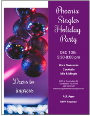 Phoenix Singles Annual Holiday Party