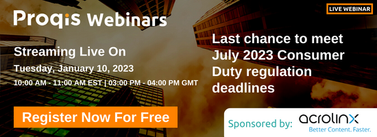 Last chance to meet July 2023 Consumer Duty regulation deadlines, Online Event