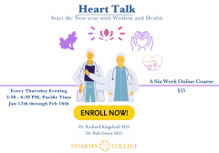 Heart Talks (6 sessions) Start the New Year with Wisdom and Health