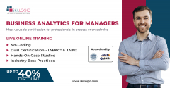 BUSINESS ANALYTICS FOR MANAGERS ONLINE CERTIFICATION IN CHENNAI