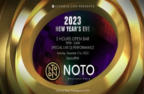 New Year's Eve at NOTO Philadelphia, Philadelphia, Pennsylvania, United States