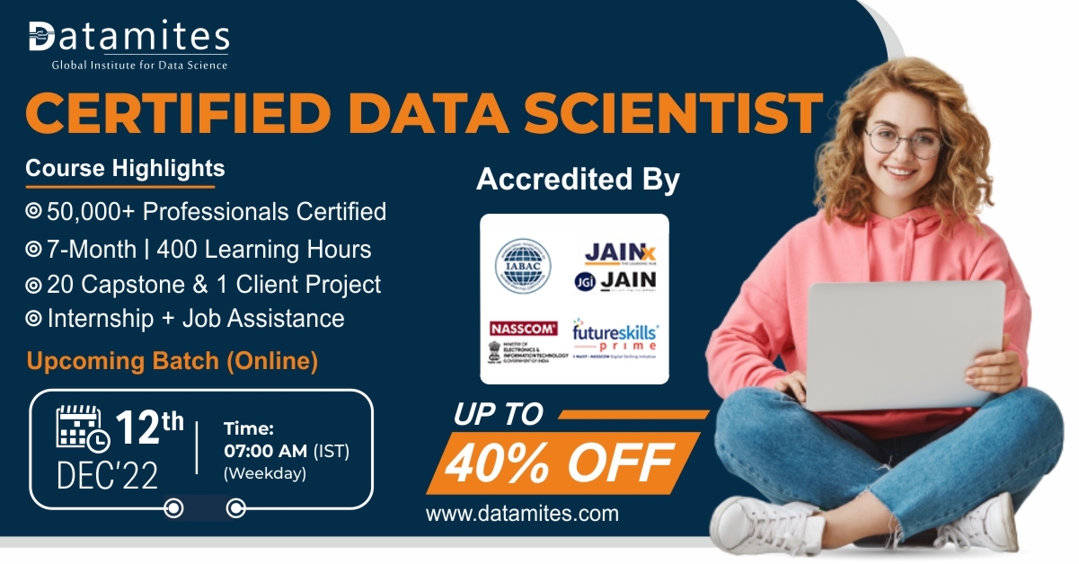 Data Science Training in Tirupur- December'22, Online Event