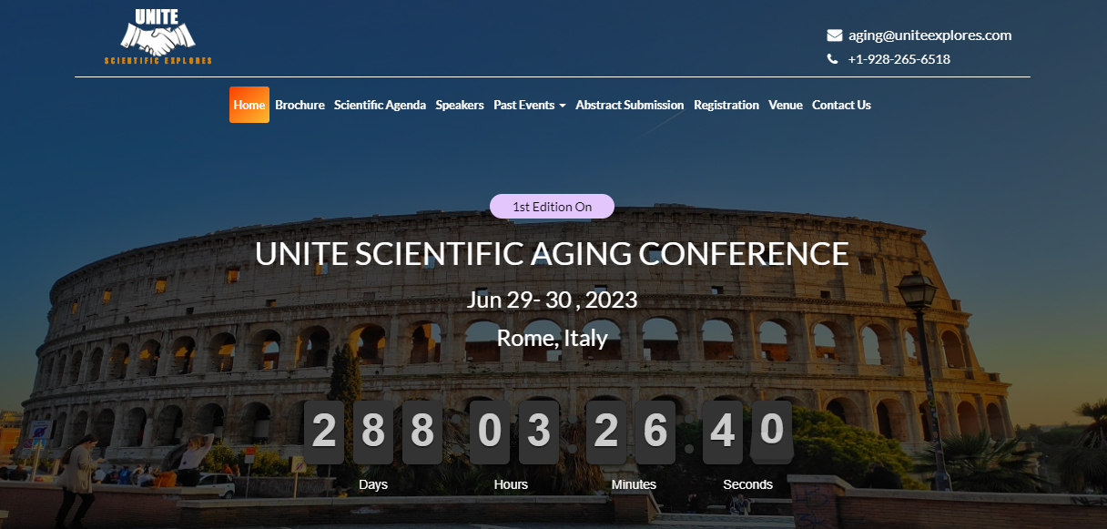 Unite Scientific Aging Conference (USAC-2023), Rome, Italy