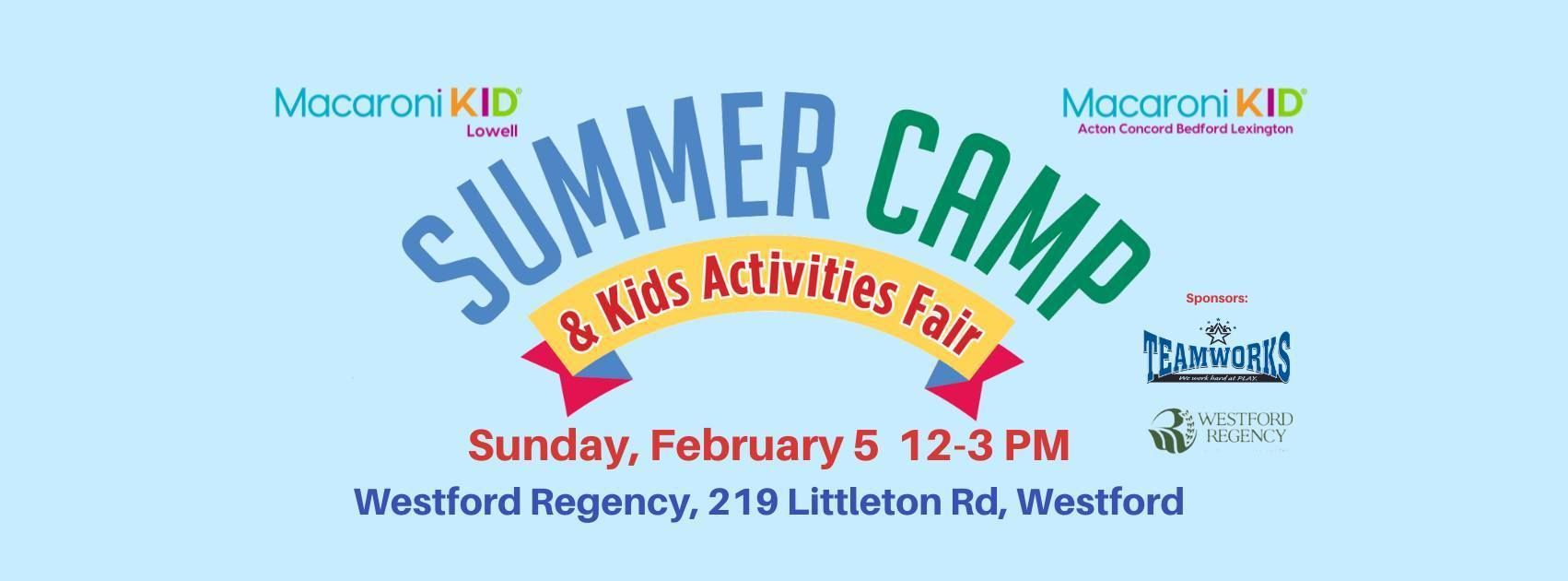 Summer Camp and Kids Activities Fair, Westford, Massachusetts, United States