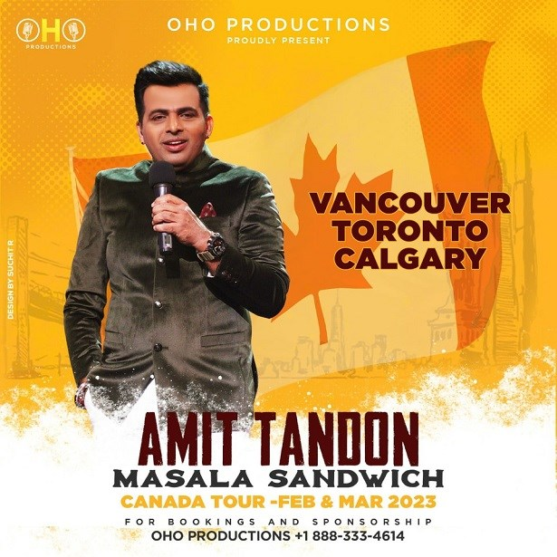 Amit Tandon Stand-Up Comedy Live In Toronto, TORONTO, ON M5V 2W6,Ontario,Canada