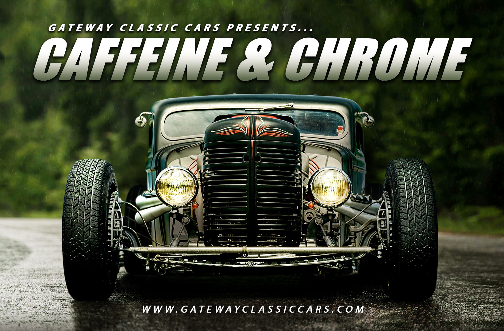 Caffeine and Chrome - Classic Cars and Coffee at Gateway Classic Cars of Scottsdale, Phoenix, Arizona, United States