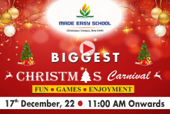 Jolly Jamboree| Christmas Carnival 2022 | MADE EASY SCHOOL, Chhatarpur, Delhi