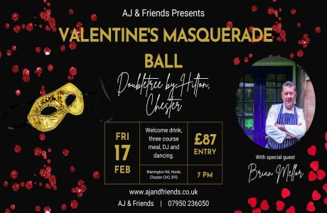 Charity Masquerade Ball - AJ and Friends, Chester, England, United Kingdom