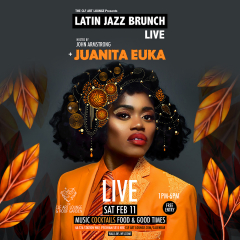 Latin Jazz Brunch Live with Juanita Euka (Live) + John Armstrong, Free Entry