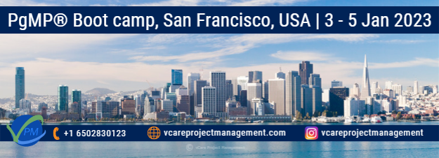PgMP | Certification | Training | San Francisco – vCare Project Management, San Francisco, California, United States
