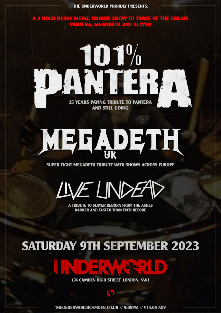 101% PANTERA at The Underworld - London, London, England, United Kingdom