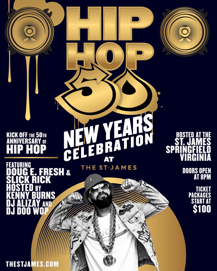 Hip Hop 50 New Year's Eve Celebration at The St. James, Springfield, Virginia, United States