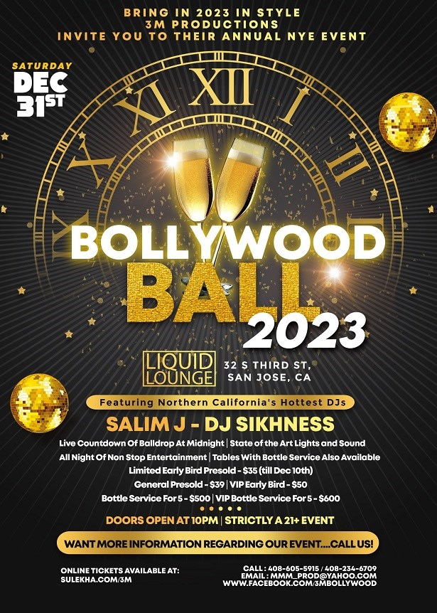 Live Countdown of Balldrop Ball 2023 At Midnight NYE, San Jose, CA 95113,California,United States