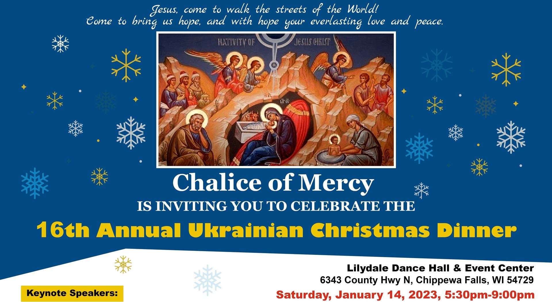 16th Annual Ukrainian Christmas Dinner, Chippewa Falls, Wisconsin, United States