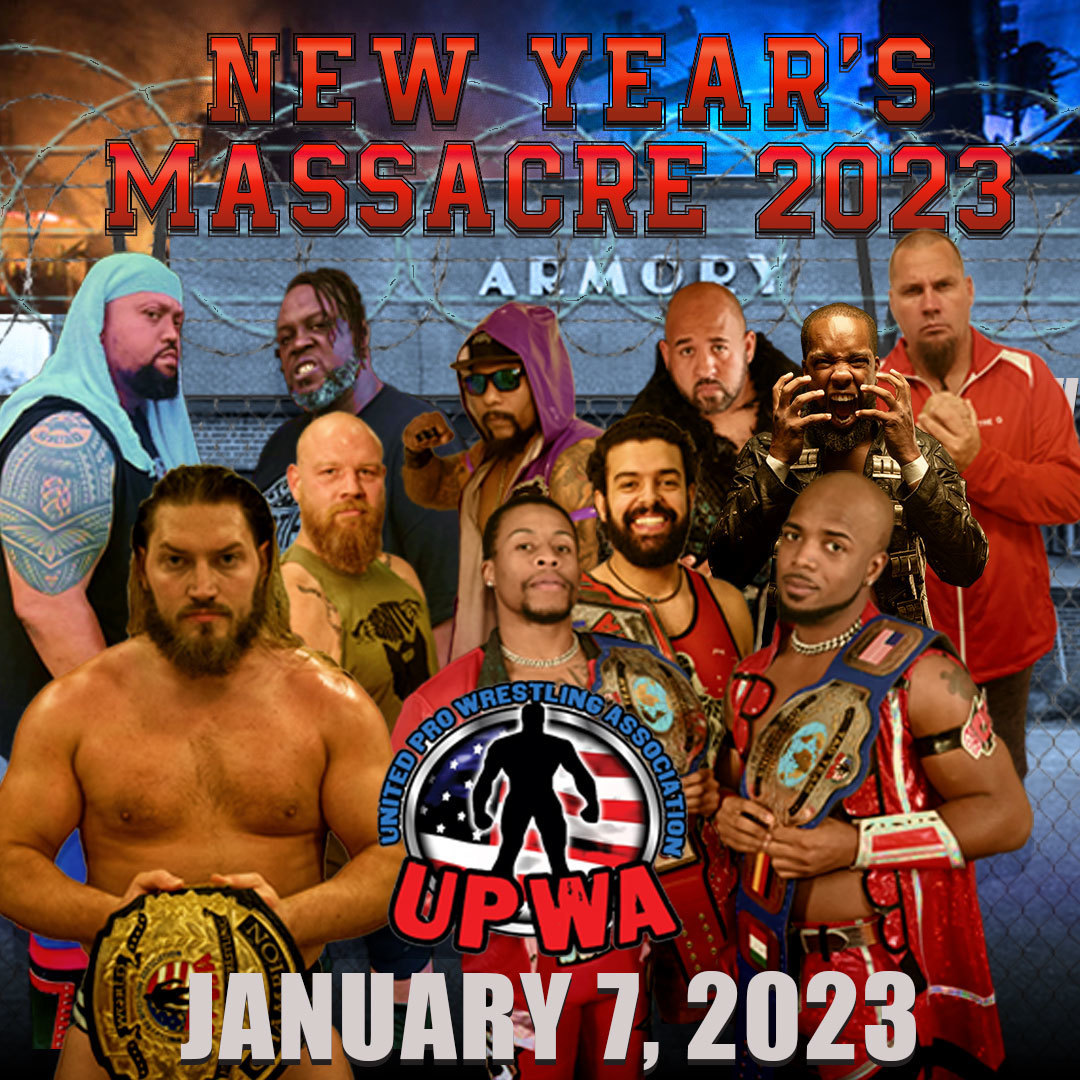 UPWA presents New Years Massacre 2023, Wilmington, North Carolina, United States