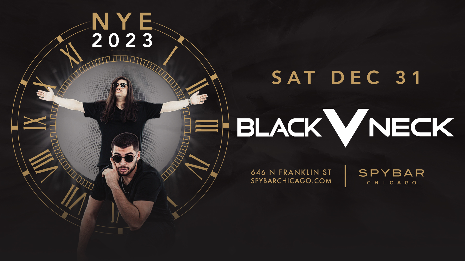 Spybar New Years Eve 2023 feat. Black V Neck, Chicago, Illinois, United States