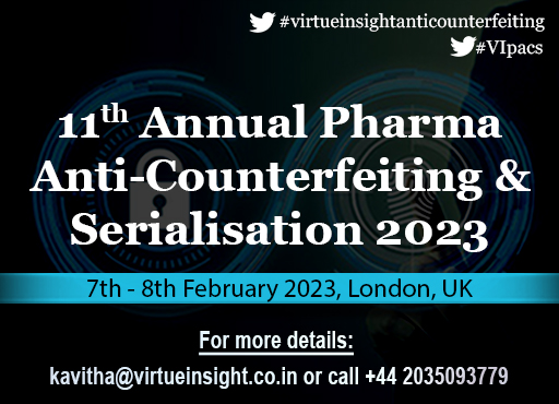 11th Annual Pharma Anti-Counterfeiting & Serialisation 2023, London, United Kingdom