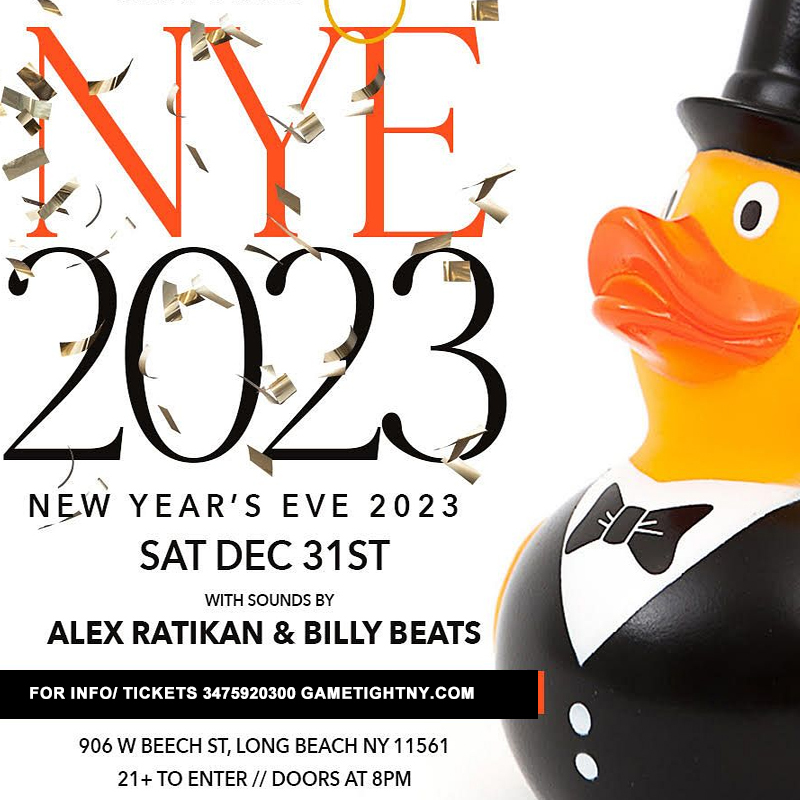 The Ugly Duckling Long Beach New Year's Eve party 2023, Long Beach, New York, United States