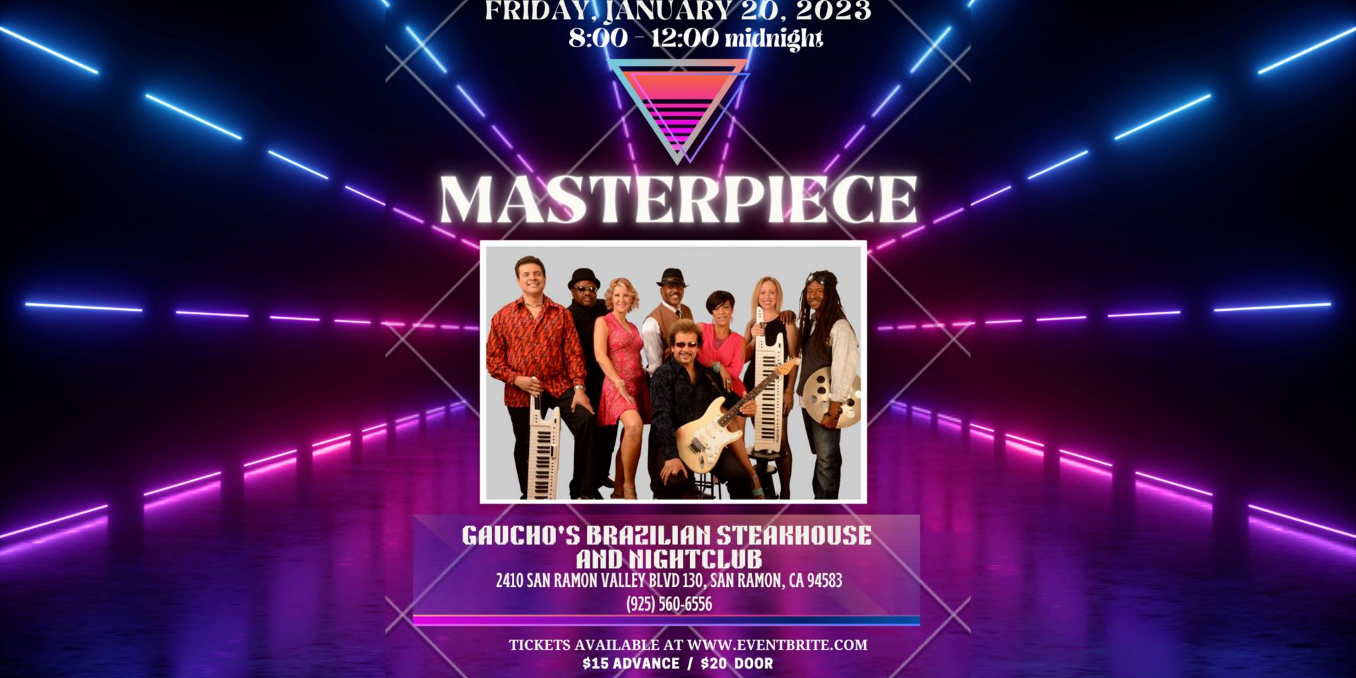 MASTERPIECE BAND LIVE AT GAUCHO SAN RAMON, San Ramon, California, United States