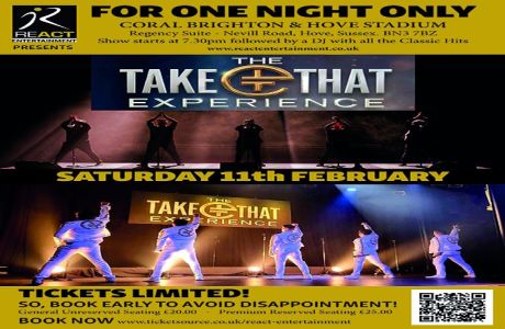 The TAKE THAT EXPERIENCE, Brighton and Hove, England, United Kingdom