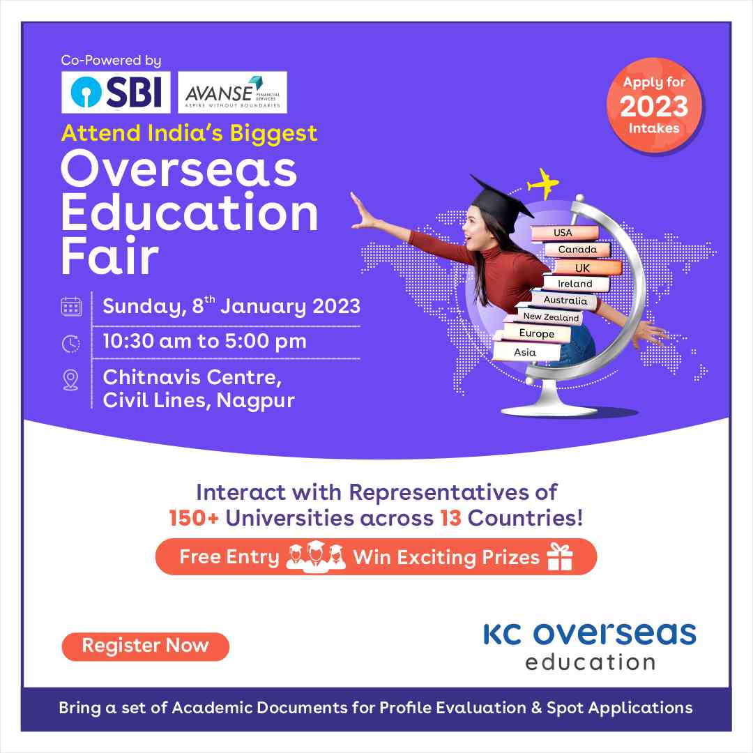 India's Biggest Overseas Education Fair by KC Overseas Education, Nagpur, Maharashtra, India