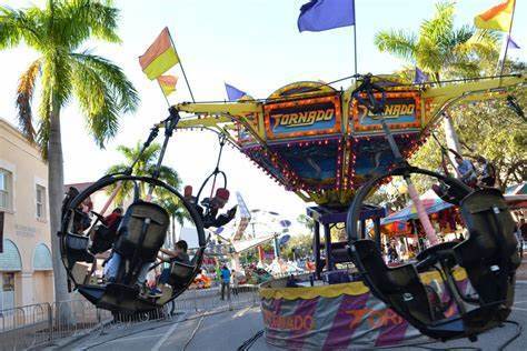 Celebrate NYE Downtown Sarasota with Midway Rides and Games!, Sarasota, Florida, United States