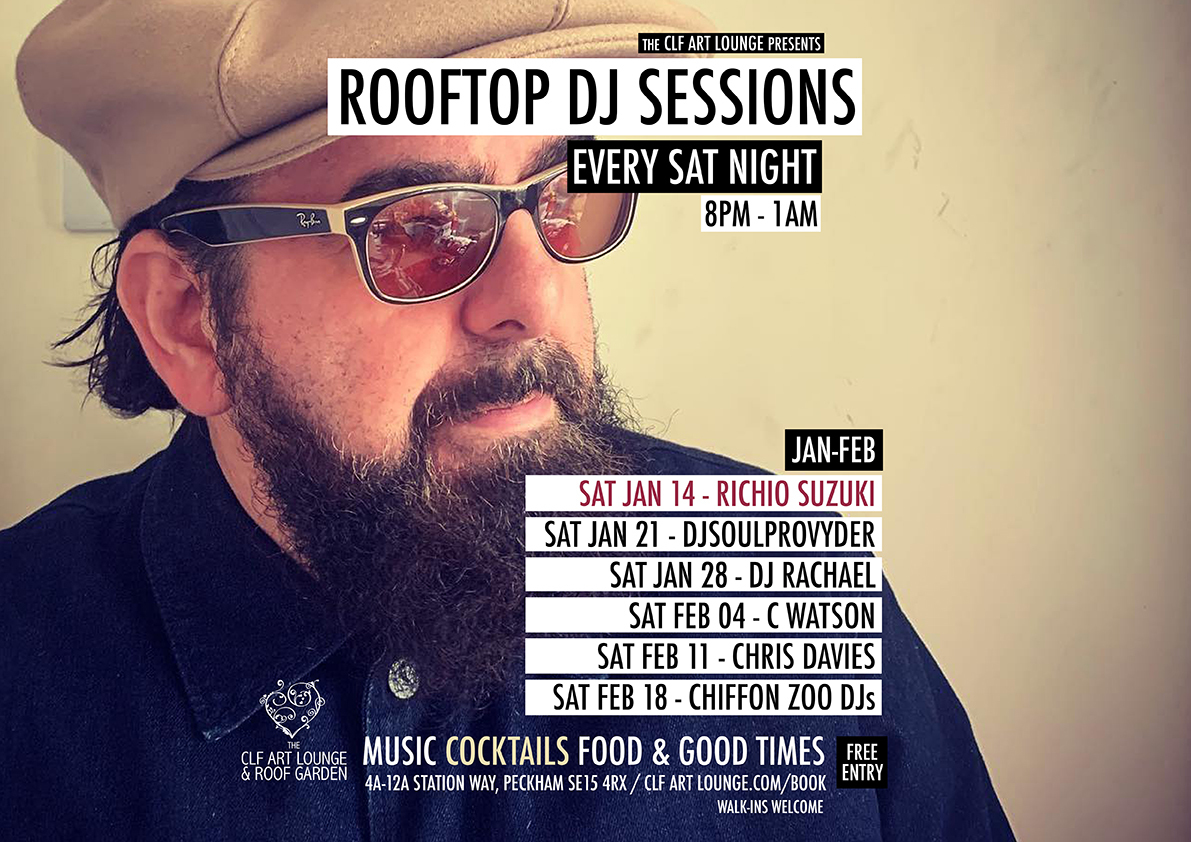 Saturday Night Rooftop DJ Session with Richio Suzuki, Free Entry, London, England, United Kingdom