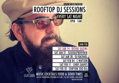Saturday Night Rooftop DJ Session with Richio Suzuki, Free Entry