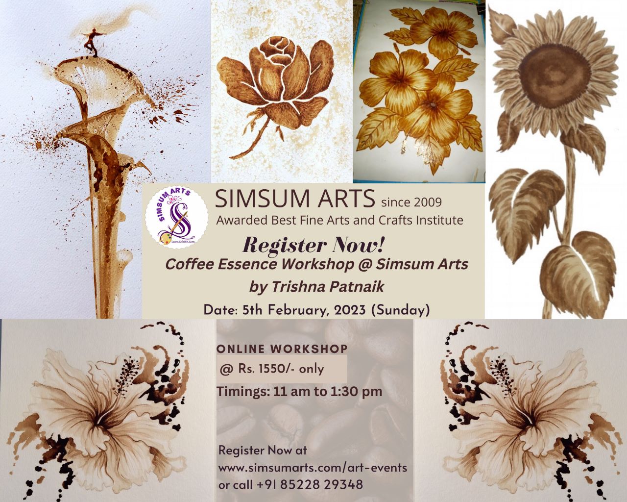 Coffee Essence Workshop @ simsum Arts, Online Event