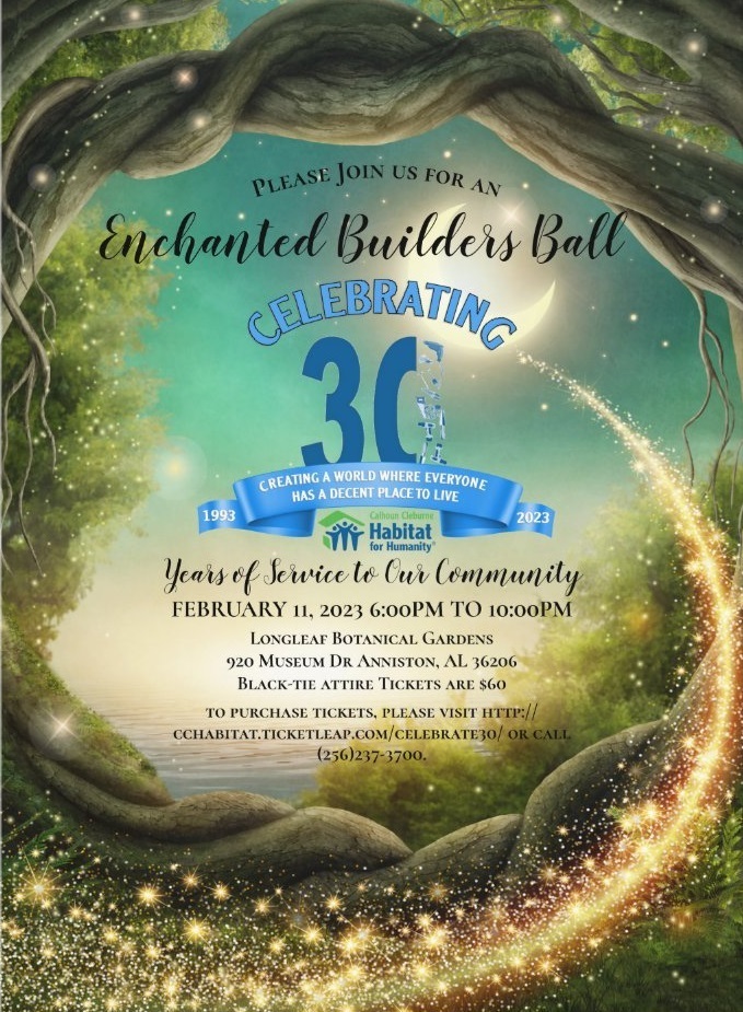 An Enchanted Builders Ball: Celebrating 30 Years, Anniston, Alabama, United States