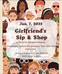 Girlfriend's Sip and shop at Zavia Walker - Saturday January 7 at Mashpee Commons